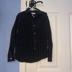 Calvin Klein striped button down shirt
